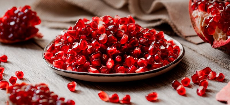 The benefits of pomegranate seeds