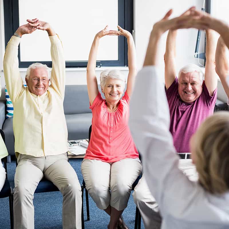 10 Chair Exercises for Seniors - Dr. Axe