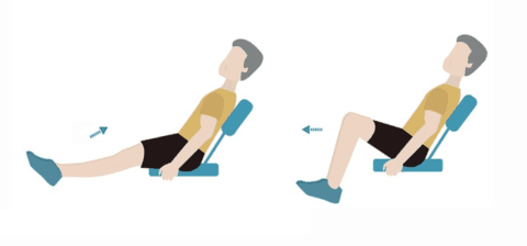 Seated knee-to-chest - Dr. Axe