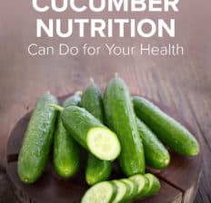 Cucumber nutrition - Dr. Axe