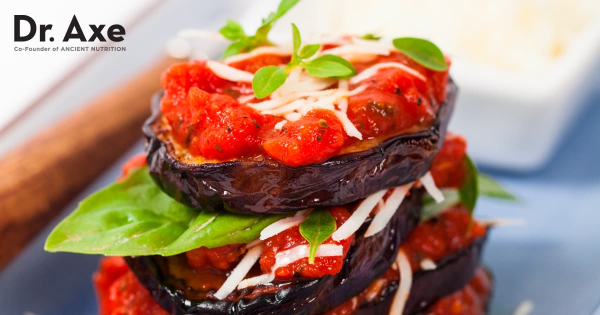 Healthy Eggplant Parmesan Recipe - Dr. Axe