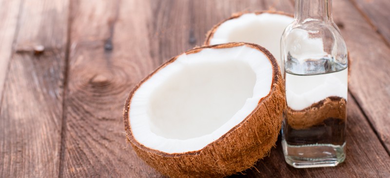 Fractionated coconut oil