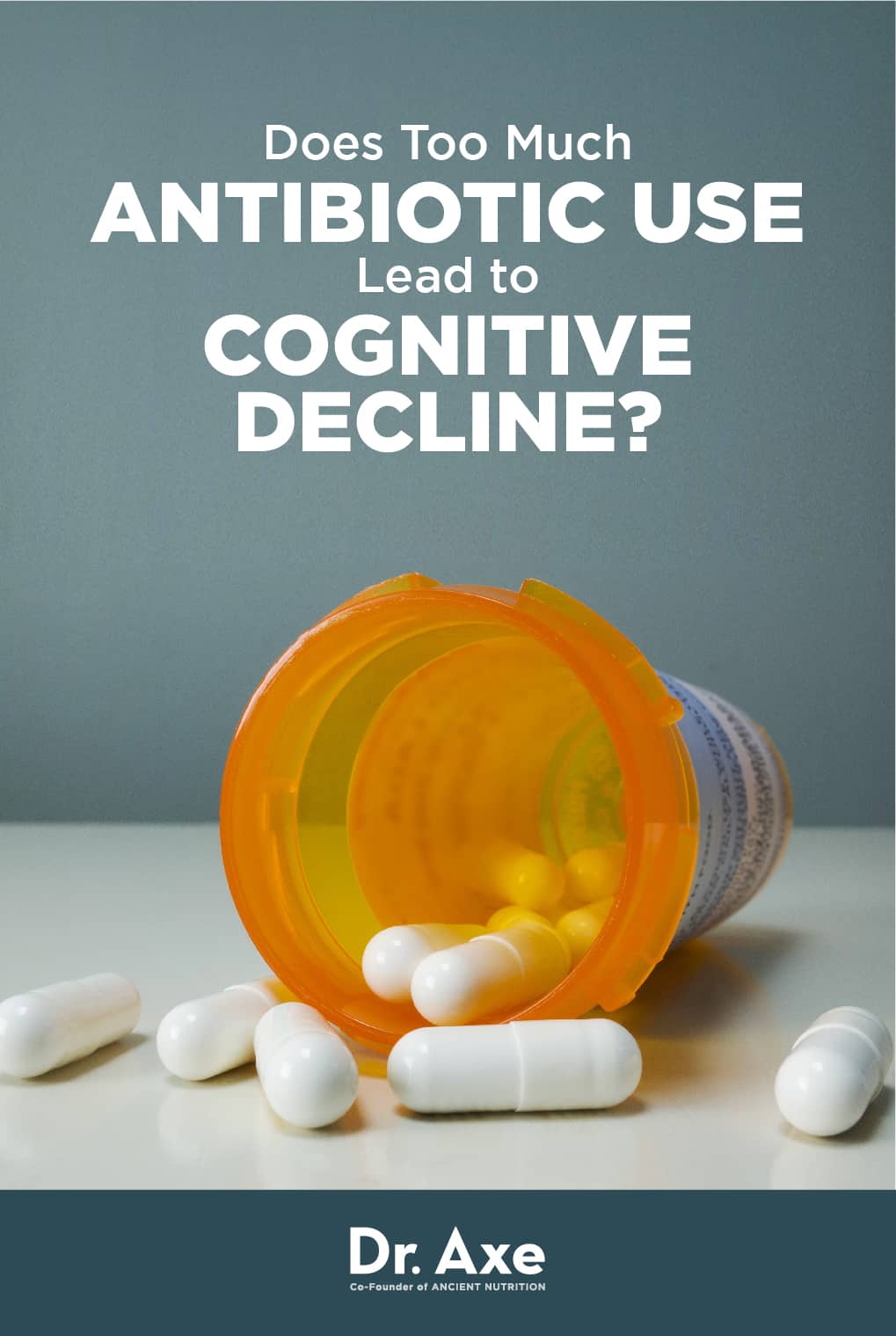 Midlife Antibiotic Use Associated with Cognitive Decline in Women Dr. Axe