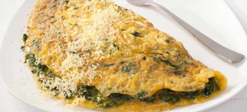 Eggs Florentine omelet - Dr. Axe