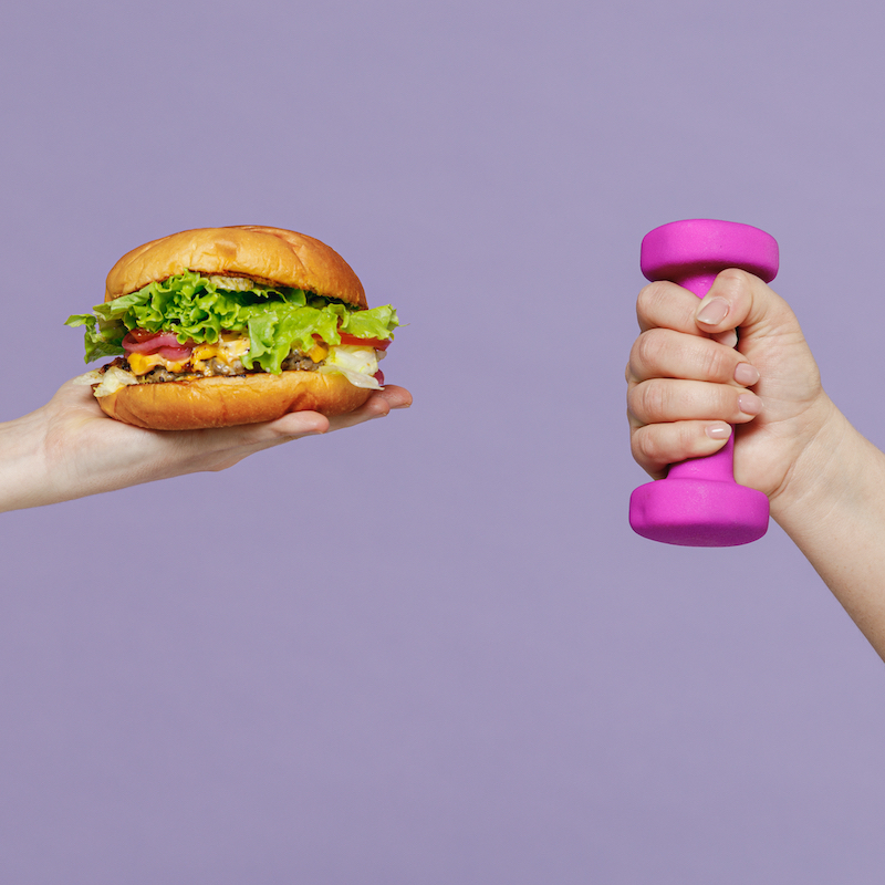 Diet vs. exercise in obesity