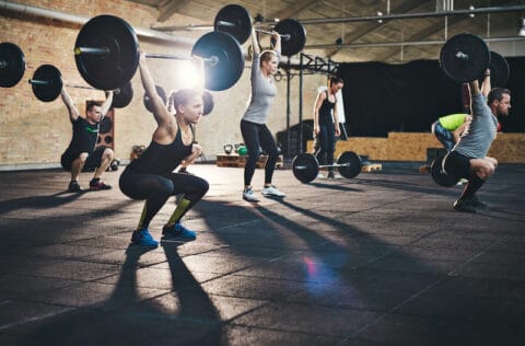 Clean overhead press