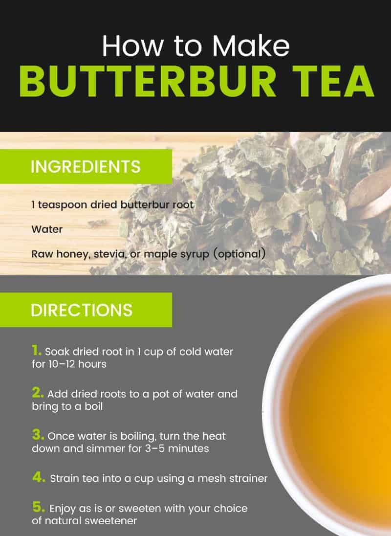 How to make butterbur tea