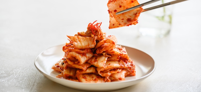 Kimchi and microplastics