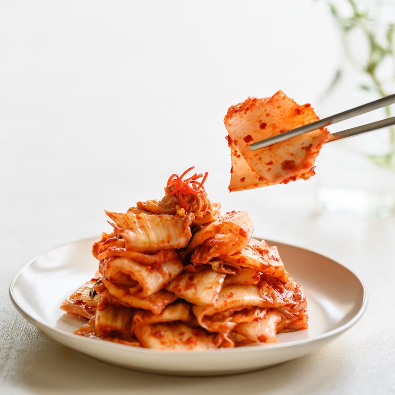 Kimchi and microplastics