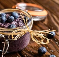 Blueberry lemon chia seed pudding recipe