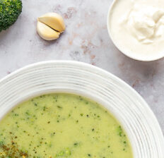 Cream of broccoli soup